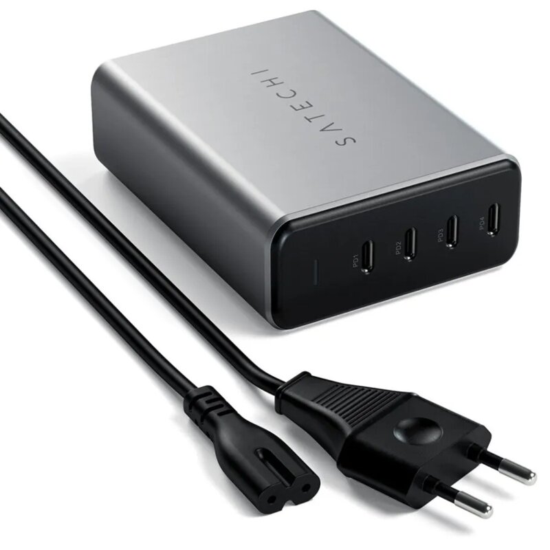 Satechi ICSTUC165GMEU, 4x USB-C, 165W, GaN dla MacBook, iPad, iPhone