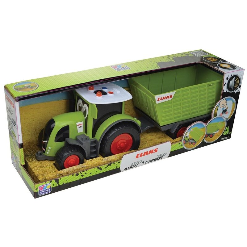 Traktor HAPPY PEOPLE Claas Axion870 + Cargos750 HP 34541