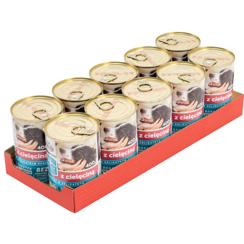 Karma dla psa FRENDI Cielęcina 10 x 400 g
