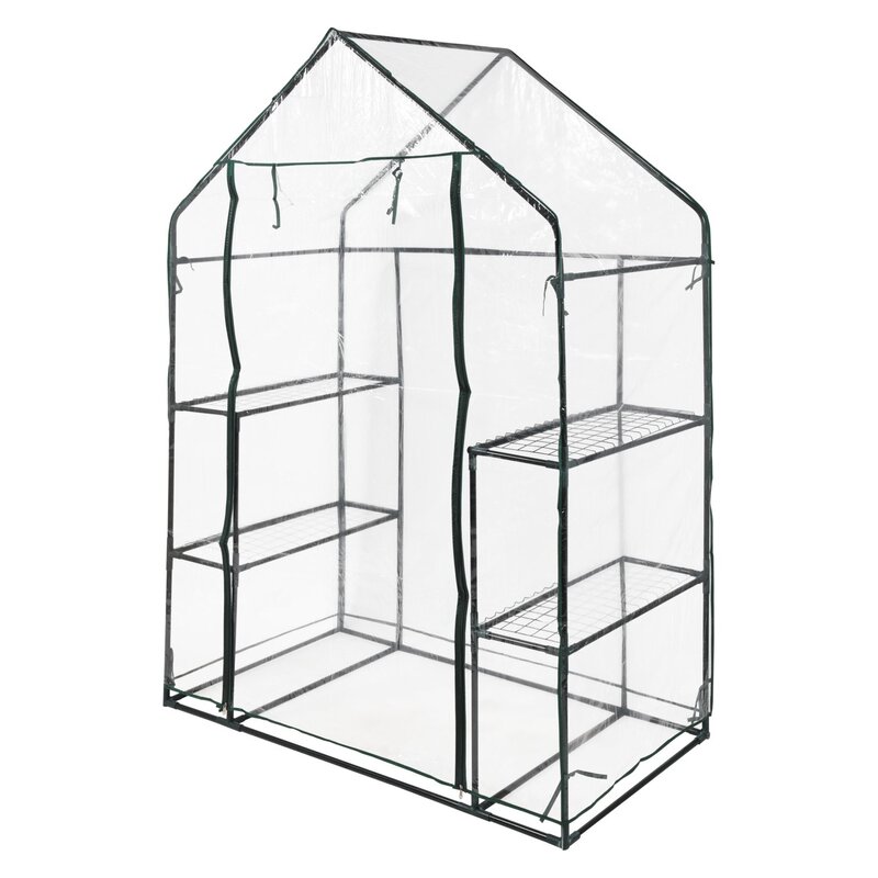 Szklarnia balkonowa FLO 90030 143 x 73 x 195 cm Czarny