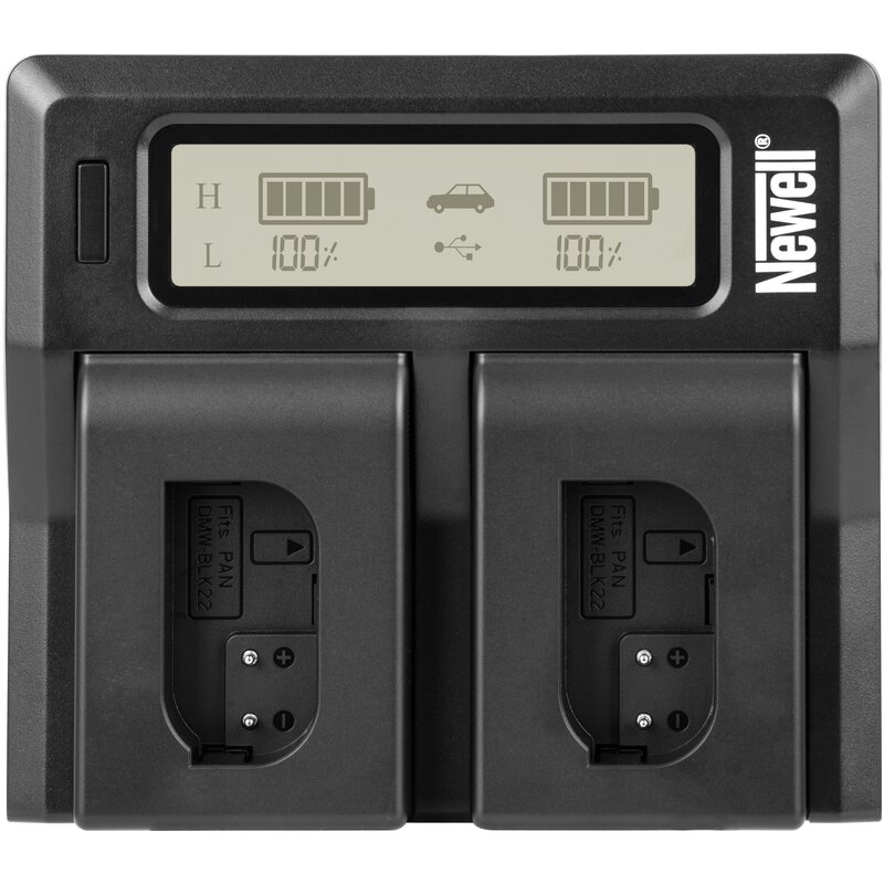 Newell DC-LCD do akumulatorów DMW-BLK22 do Panasonic