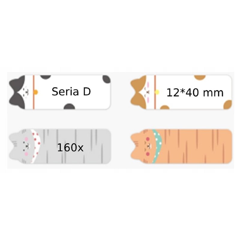 Etykieta termiczna NIIMBOT Seria D (160 szt.)