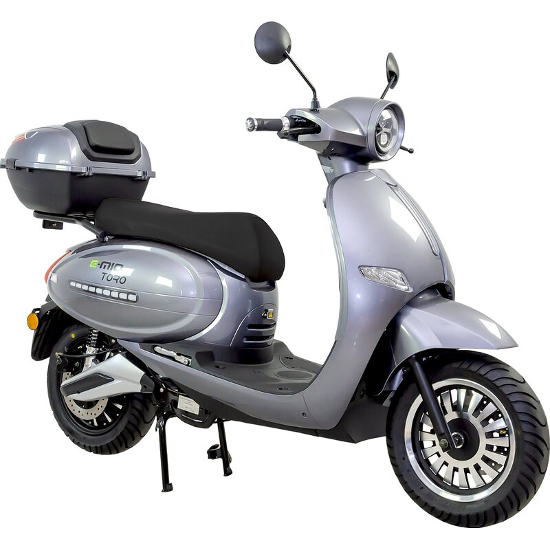 Skuter elektryczny E-MIO Toro+ 60km 12" Srebrny 2022