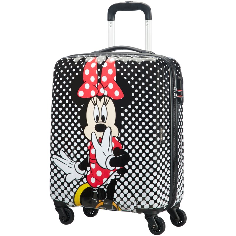 Walizka AMERICAN TOURISTER Disney Minnie Mouse 55 cm Czarno-biały