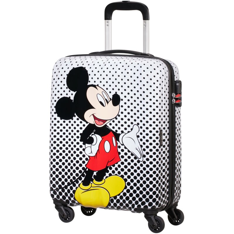 Walizka AMERICAN TOURISTER Disney Mickey Mouse 55 cm Czarno-biały