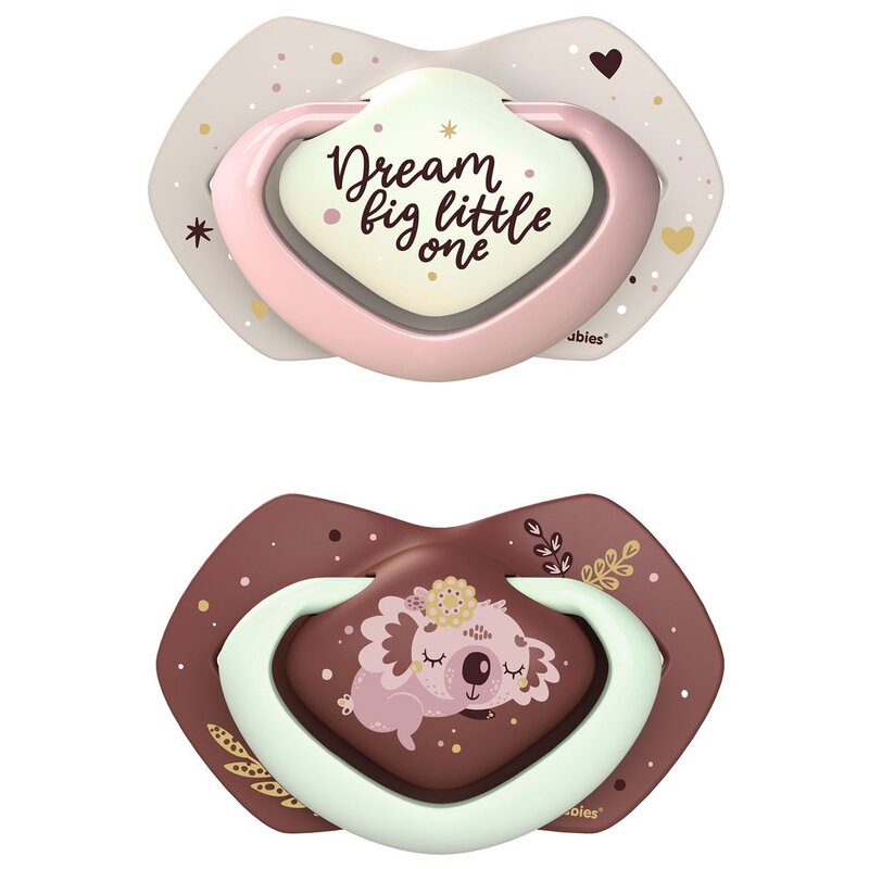 Smoczek CANPOL BABIES Sleepy Coala 6-18 m Wielokolorowy (2 sztuki)