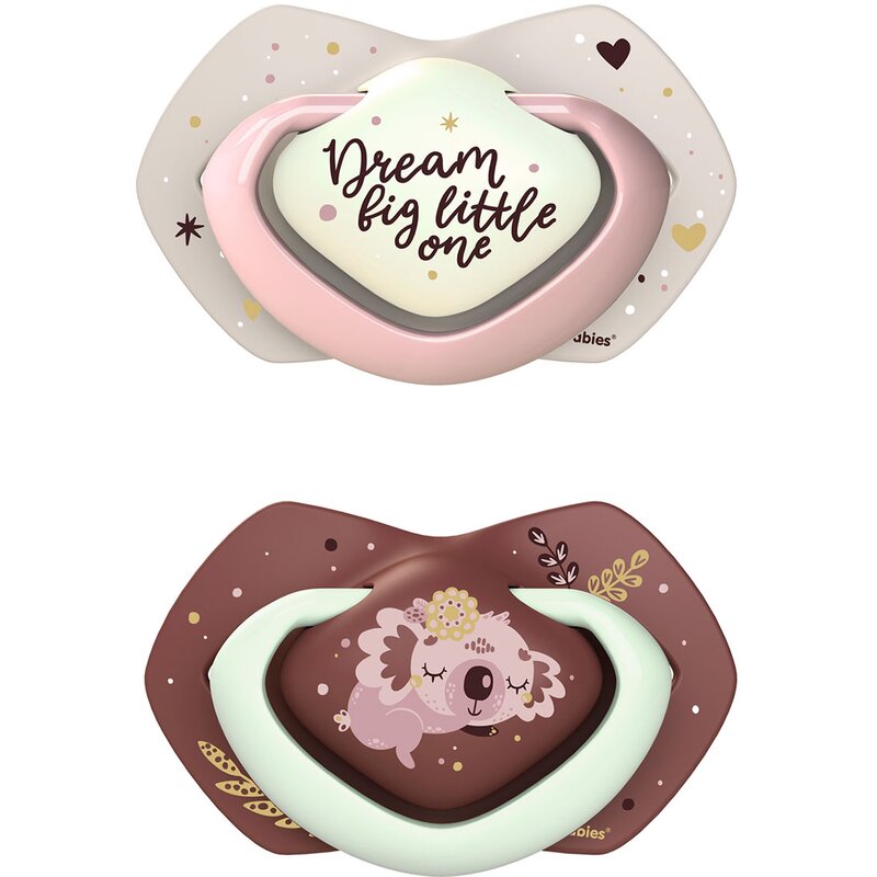 Smoczek CANPOL BABIES Sleepy Coala 18 m+ Wielokolorowy (2 sztuki)