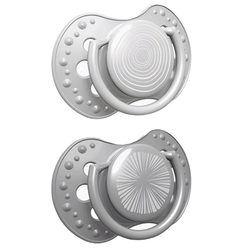 Smoczek LOVI Harmony Boy 22/907 6-18 m Szary (2 sztuki)