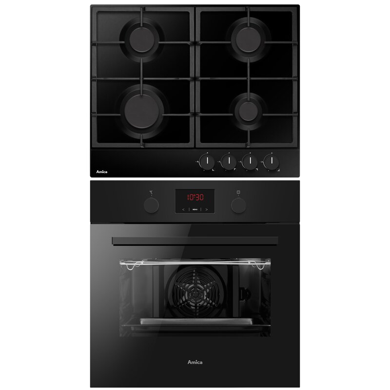 Kuchnia AMICA ZAMIG36600TB Równomierne pieczenie na kilku poziomach