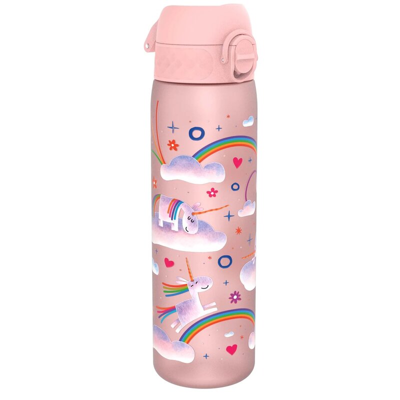 Butelka plastikowa ION8 I8RF500PPUNIRAIN Unicorn Rainbows Jednorożce