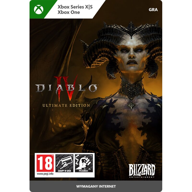 Kod aktywacyjny Diablo IV - Ultimate Edition Gra XBOX ONE (Kompatybilna z Xbox Series X)