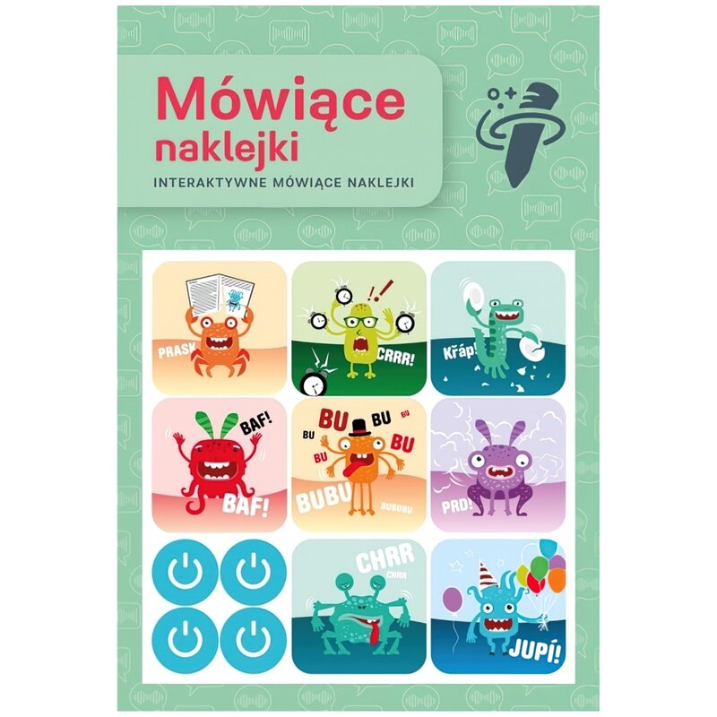 Zabawka edukacyjna ALBI Czytaj z Albikiem Mówiące naklejki 34260