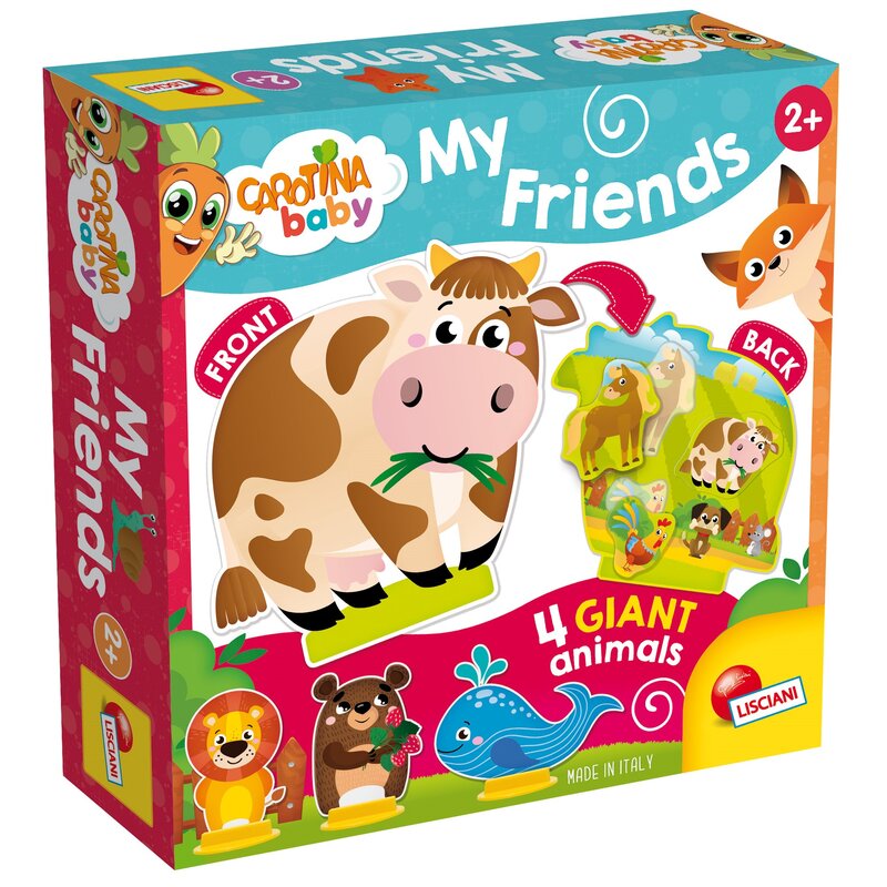Zestaw edukacyjny LISCIANI Carotina Baby Moi zwierzęcy przyjaciele 304-85521