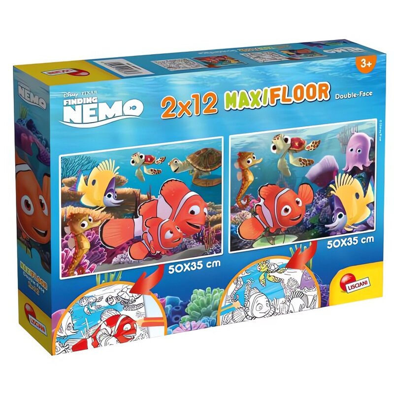 Puzzle LISCIANI MaxiFloor Disney Pixar Gdzie jest Nemo 304-86573 (24 elementy)