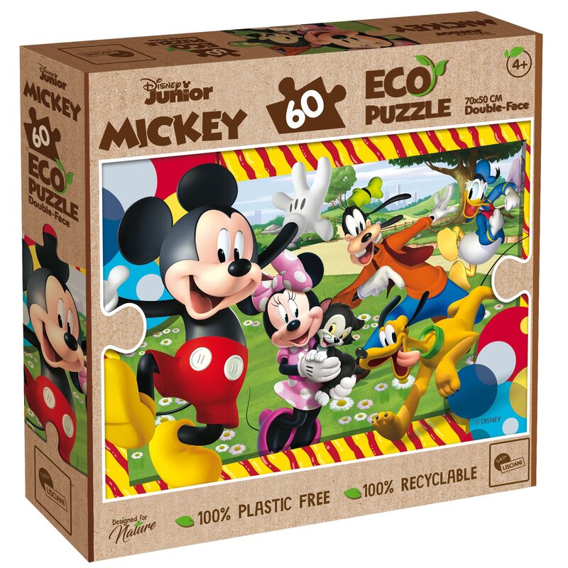 Puzzle LISCIANI Eco Disney Junior Myszka Miki 304-91850 (60 elementów)
