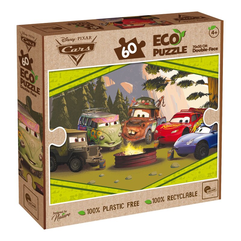 Puzzle LISCIANI Eco Disney Auta 304-91867 (60 elementów)