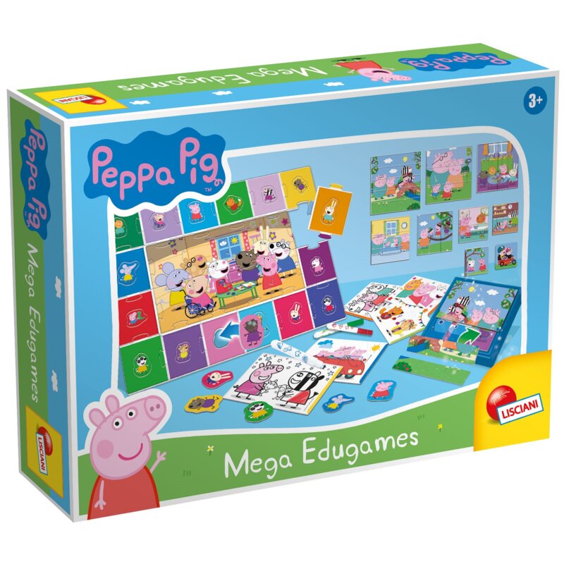 Gra edukacyjna LISCIANI Świnka Peppa Mega Edugames 304-92062