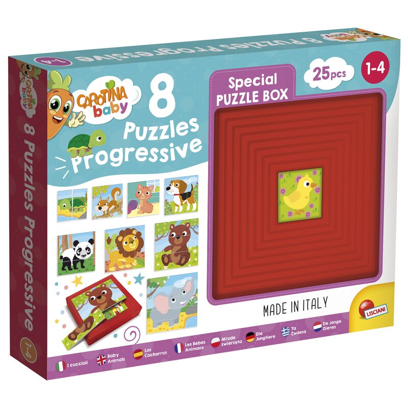 Puzzle LISCIANI Carotina Baby Zwierzątka 304-95476 (25 elementów)