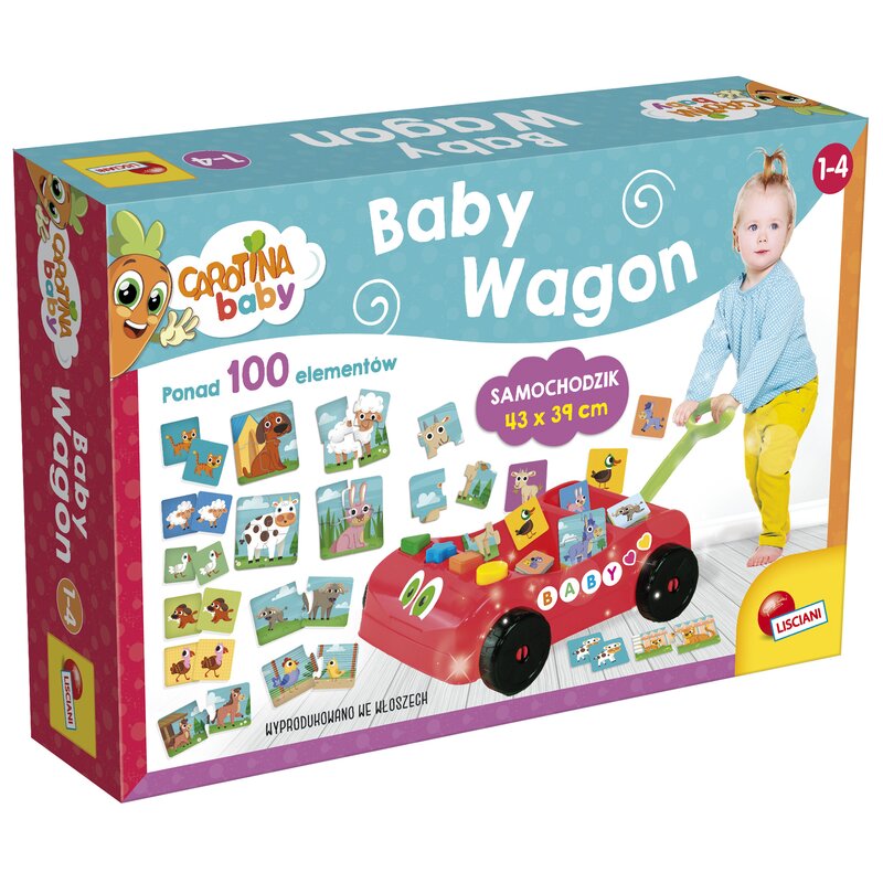 Pchacz dla dziecka LISCIANI Carotina Baby Wagon 304-PL57733