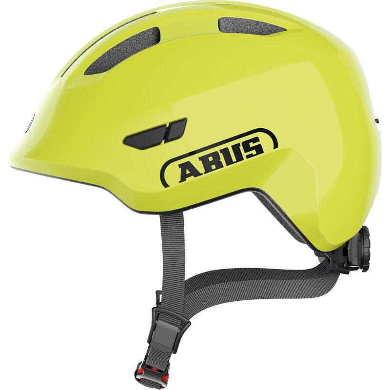 Kask rowerowy ABUS Smiley 3.0 Shiny Żółty dla Dzieci (rozmiar S)