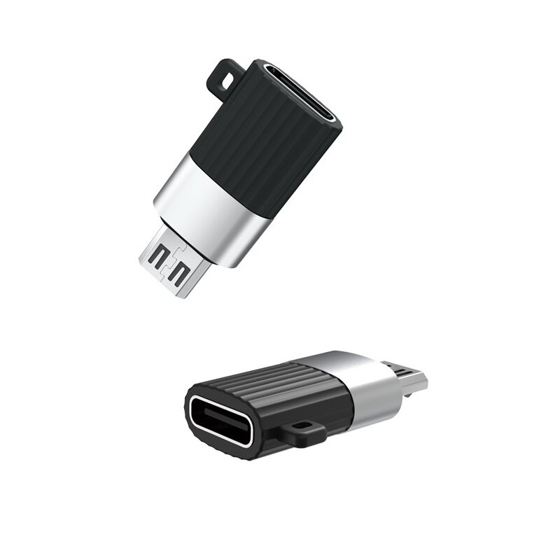Adapter USB - USB Typ-C XO NB201 OTG Czarny