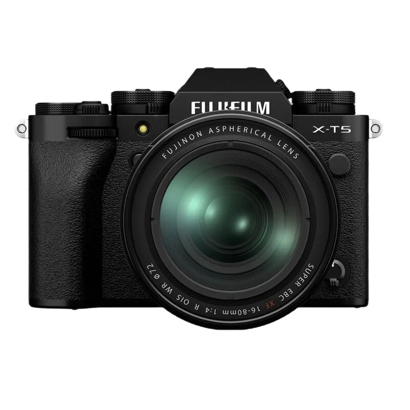 Aparat bezlusterkowy FUJIFILM X-T5 Czarny + Obiektyw XF 16-80mm f/4.0 OiS R WR, 40Mpix, 4K 60p