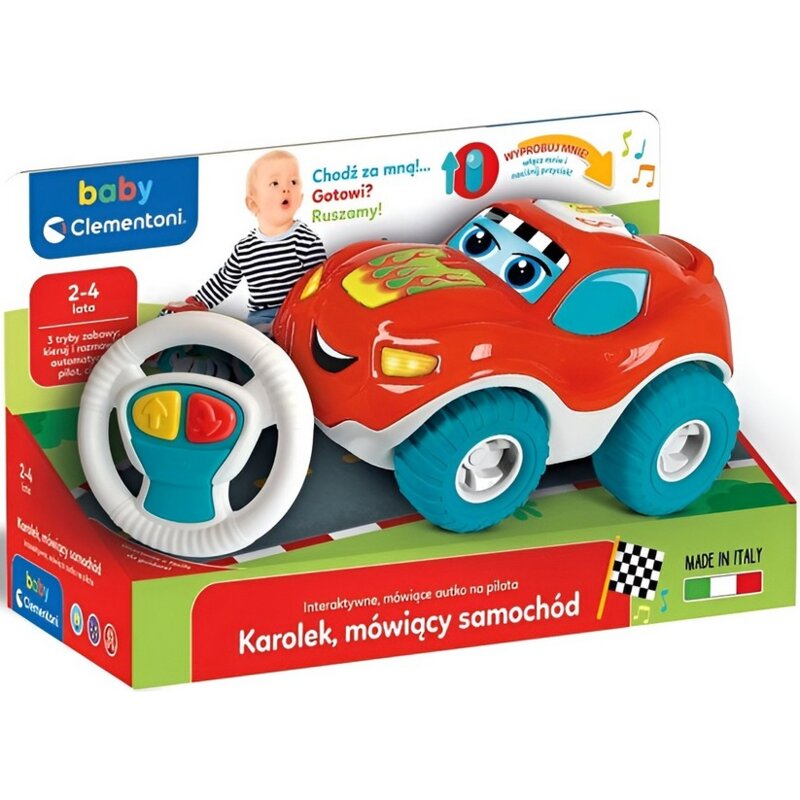 Zabawka interaktywna CLEMENTONI Baby Karolek Samochód na pilota 50803