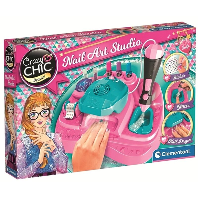 Zestaw kreatywny CLEMENTONI Crazy Chic Studio paznokci 18768