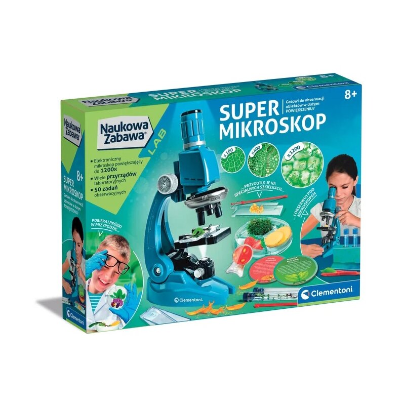 Zestaw Clementoni - Super mikroskop