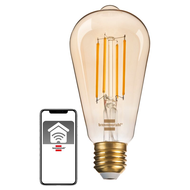 Brennenstuhl Filament LED Lampa Edison E27