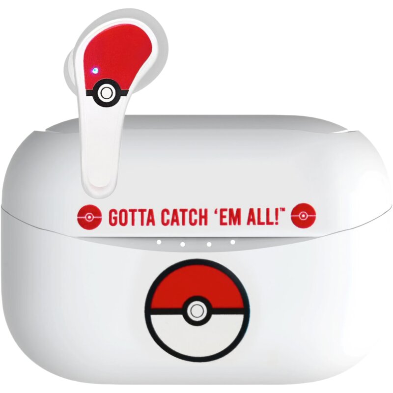 Słuchawki dokanałowe OTL Pokemon Poke Ball Biały