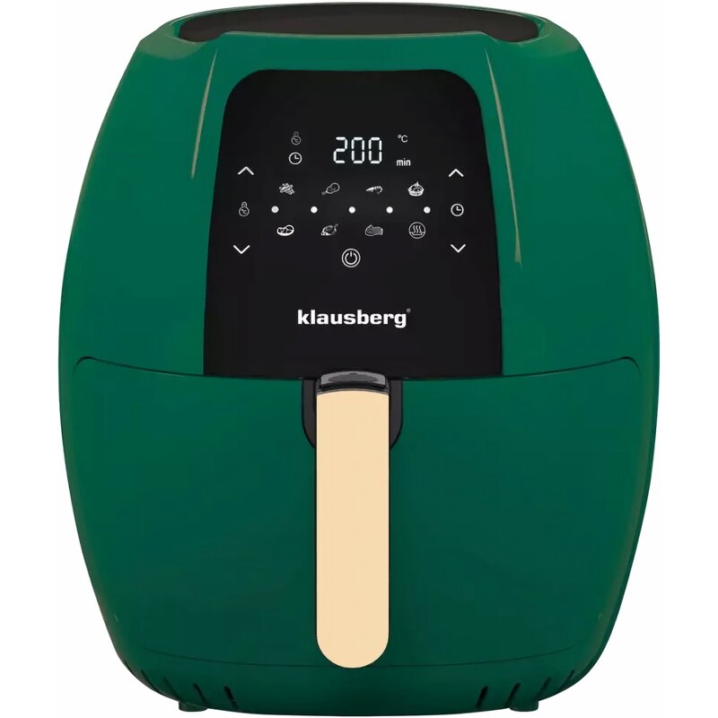 Air Fryer Frytkownica beztłuszczowa KLAUSBERG KB-7596 Zielony 7.7l 7 automatycznych programów