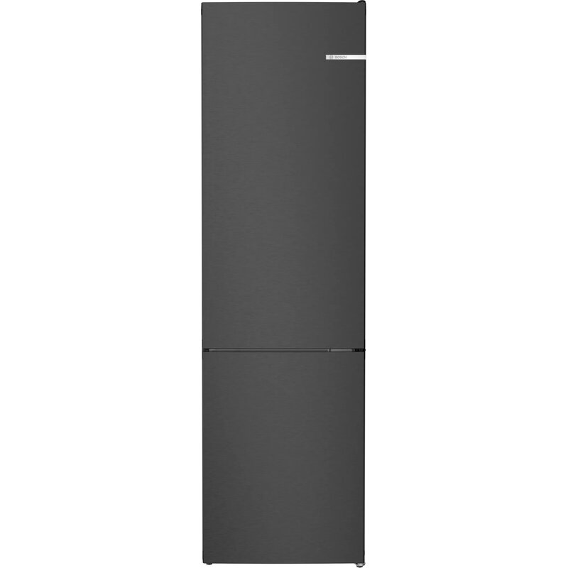 Bosch Serie 4 KGN392XCF Pełny No Frost 203cm Szuflada z kontrolą wilgotności Czarna stal szczotkowana