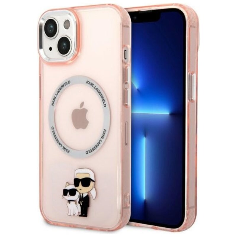 Karl Lagerfeld Iconic Karl&Choupette Magsafe KLHMP14MHNKCIP do iPhone 14 Plus