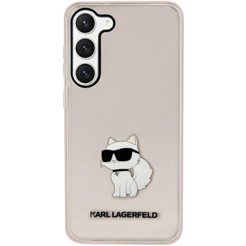 Etui KARL LAGERFELD IML NFT Choupette do Samsung Galaxy S23+ Różowy
