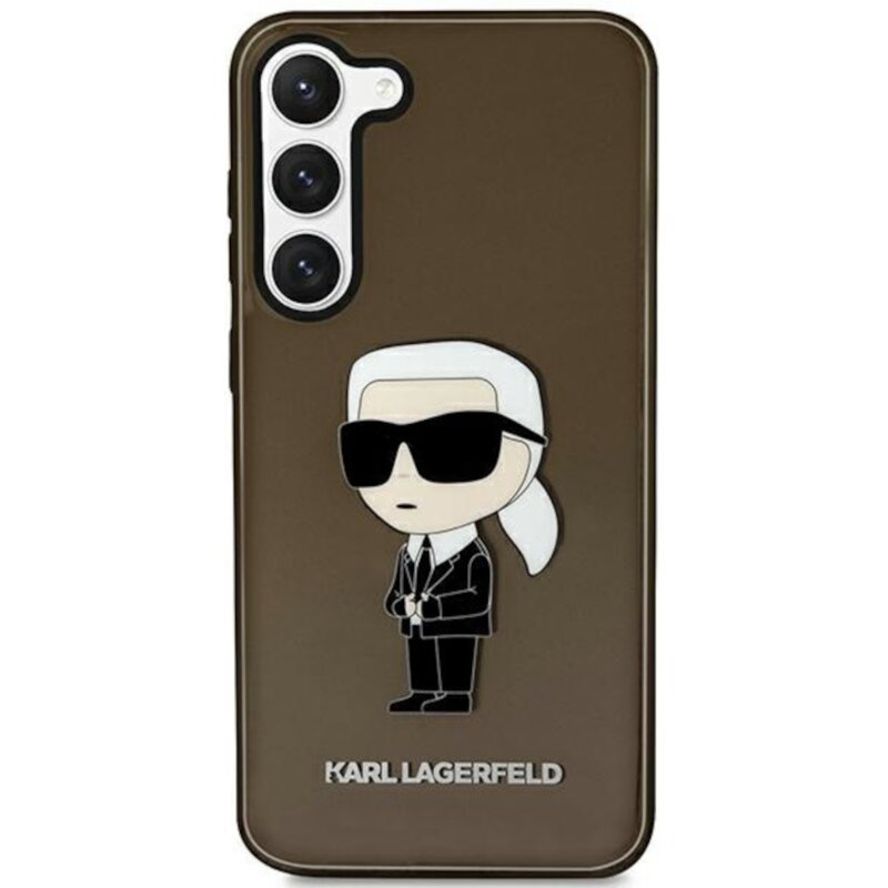 Etui KARL LAGERFELD IML NFT Ikonik do Samsung Galaxy S23+ Czarny