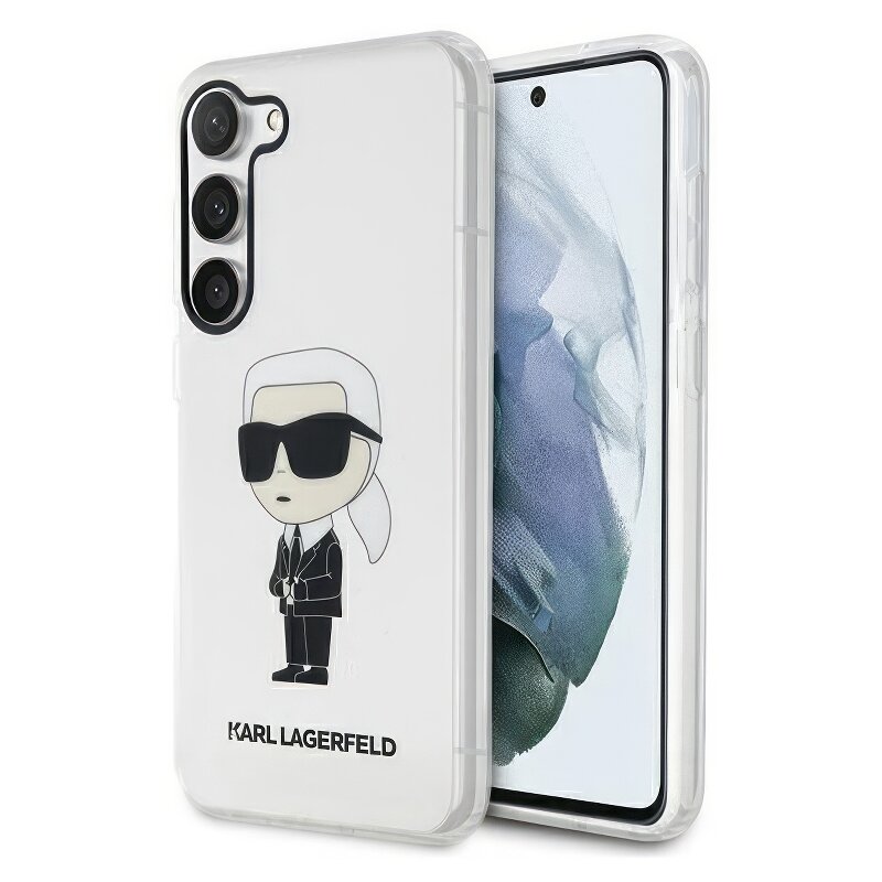 Etui KARL LAGERFELD IML NFT Ikonik do Samsung Galaxy S23 Przezroczysty