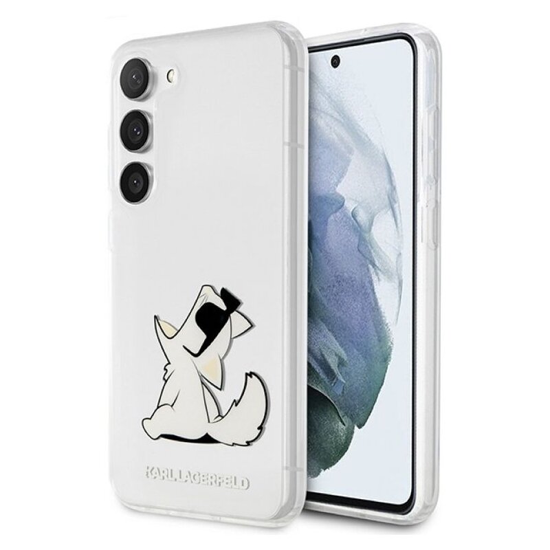 Etui KARL LAGERFELD Choupette Fun do Samsung Galaxy S23+ Przezroczysty