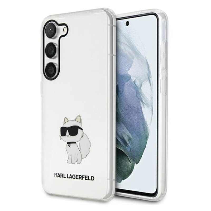 Etui KARL LAGERFELD IML NFT Choupette do Samsung Galaxy S23 Przezroczysty