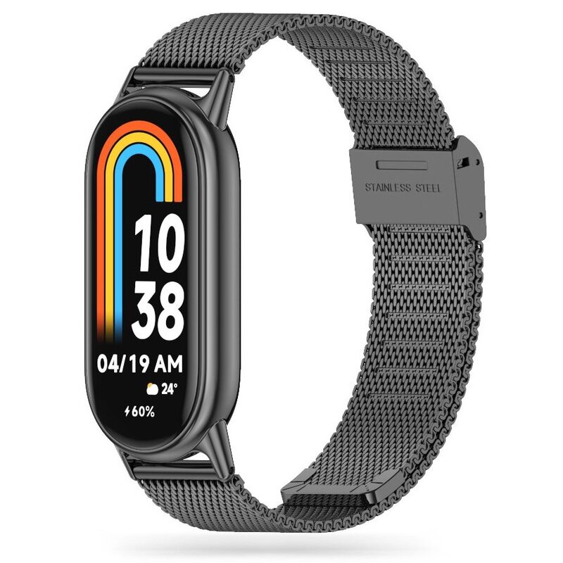 Pasek TECH-PROTECT MilaneseBand do Xiaomi Smart Band 8/9/10/NFC Czarny