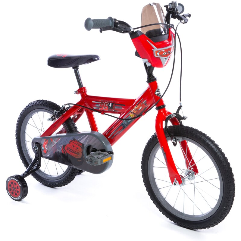 Rower dziecięcy HUFFY Disney Auta 16 cali Czerwony Wzrost: 100-120 cm Wiek: 5-7 lat