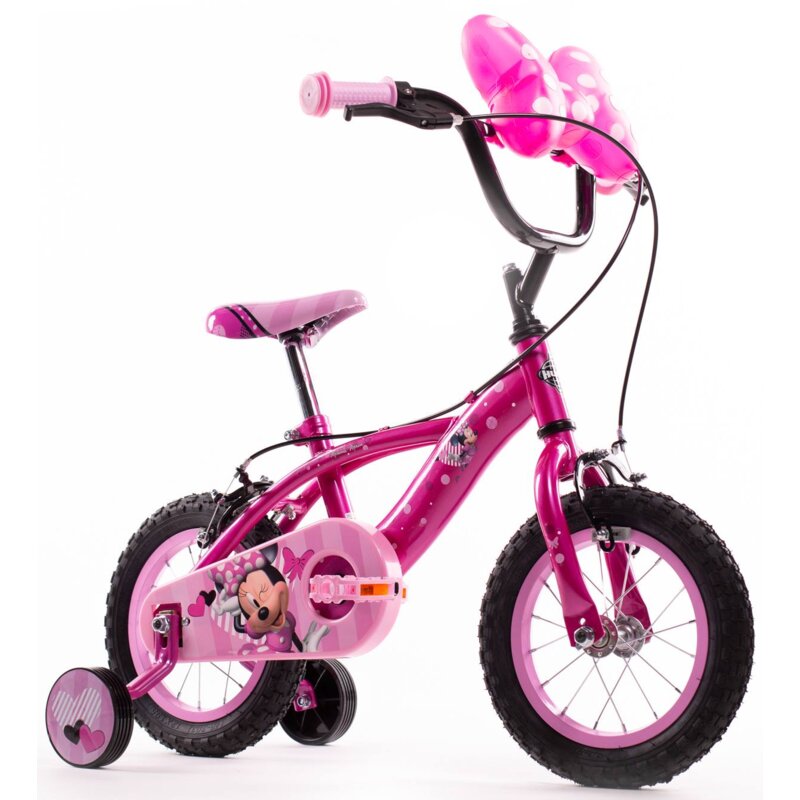 Rower dziecięcy HUFFY Disney Myszka Minnie 12 cali Różowy Wzrost: 85-100 cm Wiek: 3-4 lat