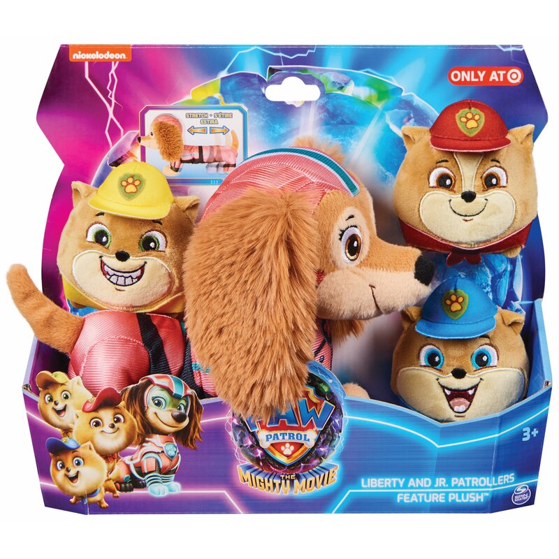 Zestaw maskotek SPIN MASTER Psi Patrol Film 2: Liberty & Poms 6067860 (4 szt.)