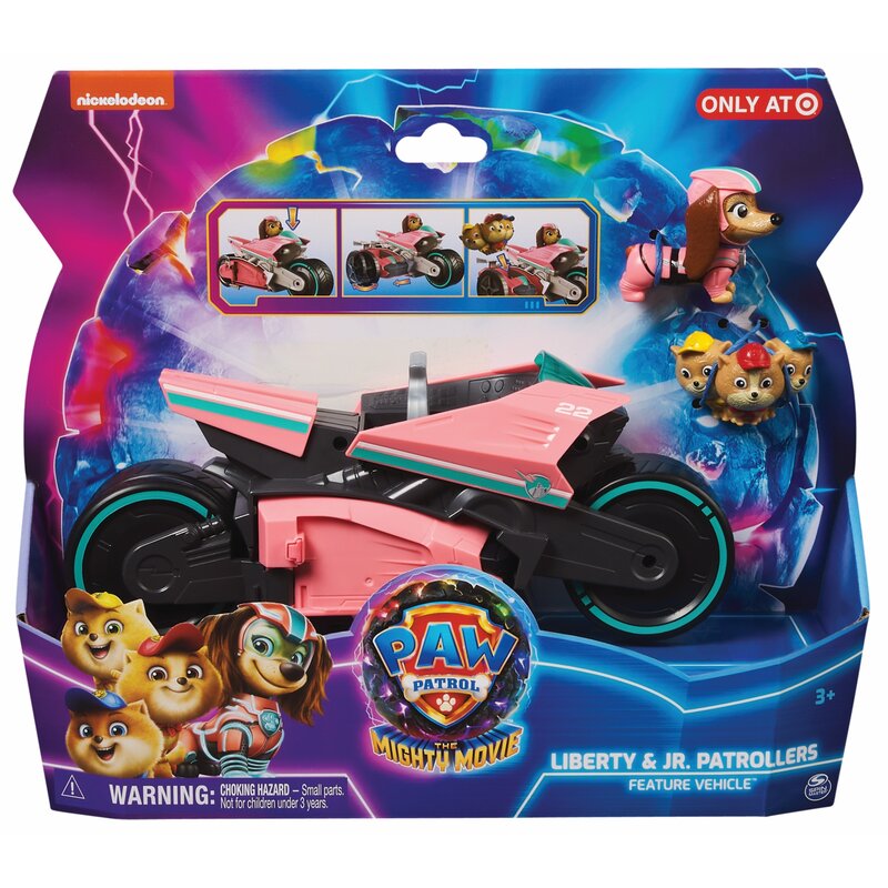 Motocykl SPIN MASTER Psi Patrol Film 2: Liberty & Poms 6067862