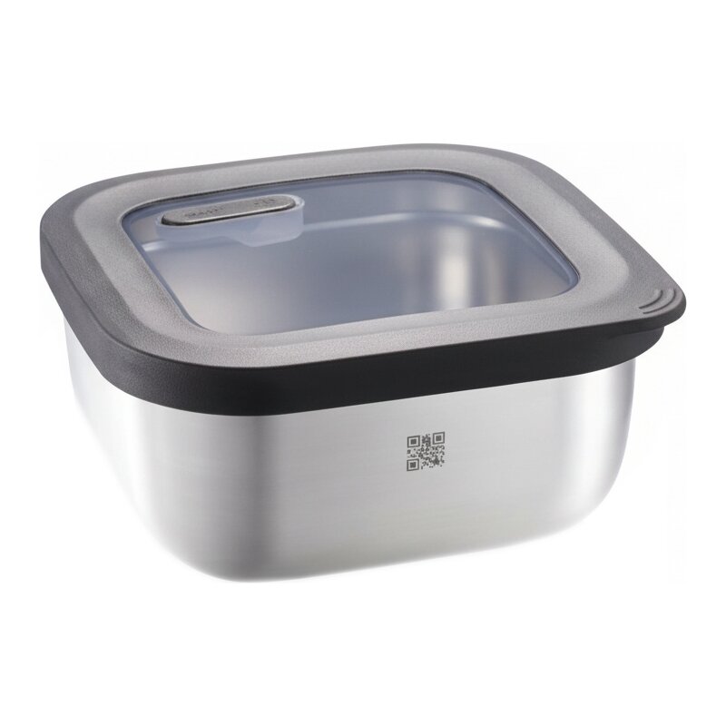 Pojemnik stalowy GEFU Provido G-12778 0.9 L Czarny