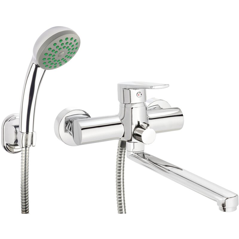 Bateria wannowa natynkowa DEANTE Tubo BUT 057M Chrom