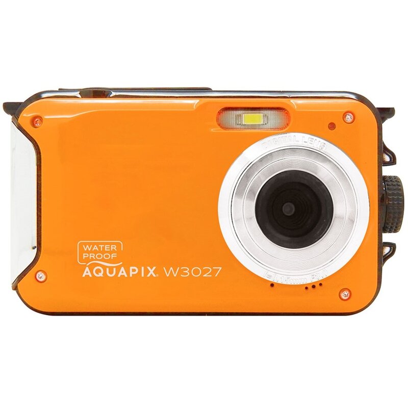 Aparat EASYPIX Aquapix W3027-O Wave Pomarańczowy, 30Mpix