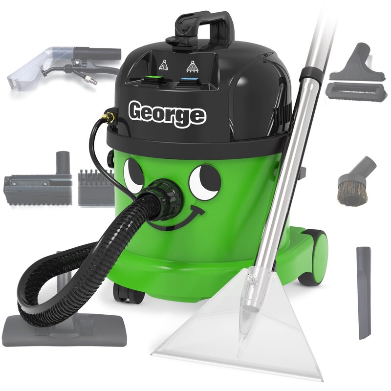 Numatic George GVE370 1060W Ssawka do prania dywanów Ssawka do prania tapicerki Szczotka do mokrej podłogi