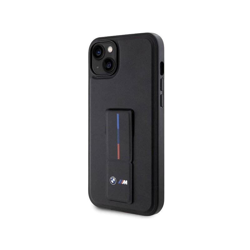 Etui BMW Grip Stand Hot Stamp do Apple iPhone 14 Plus Czarny