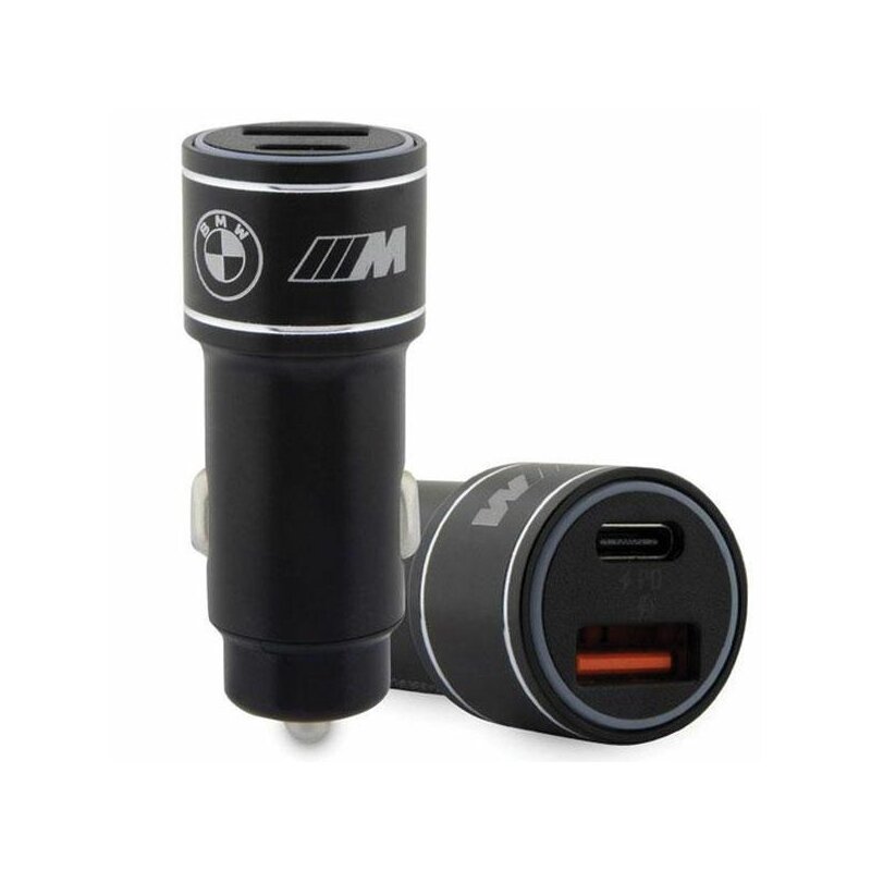 BMW Ładowarka samochodowa 20W PD-QC 3.0 Fast Charging Czarna
